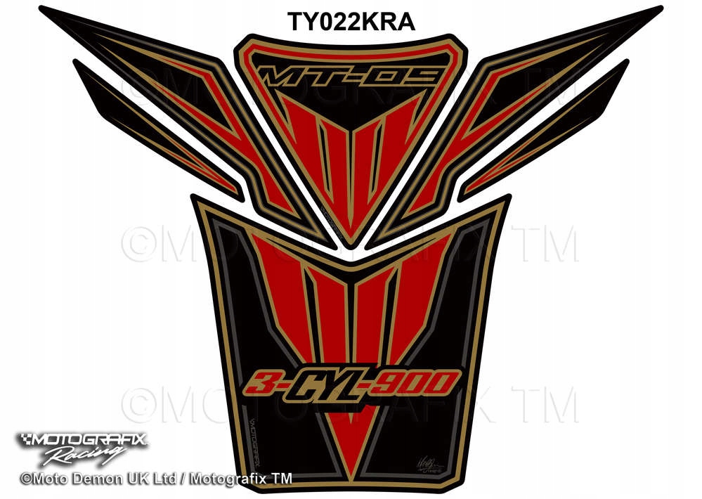 TANKPAD MOTOGRAFIX Yamaha MT-09 2013-2015 MT09
