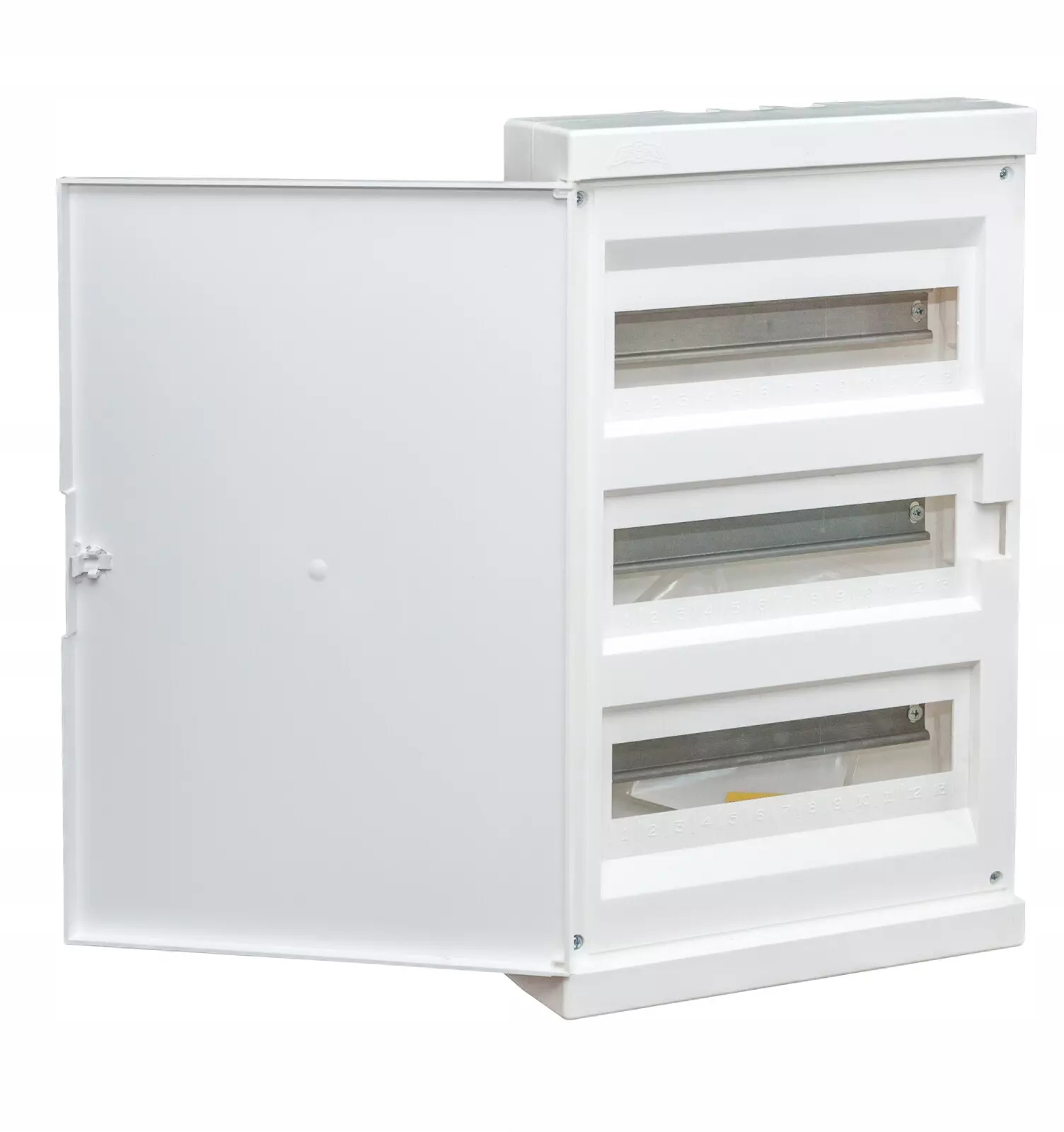 Plastový modulový rozvádzač 39 modulov IP33 310x530x105 Biely Sabaj