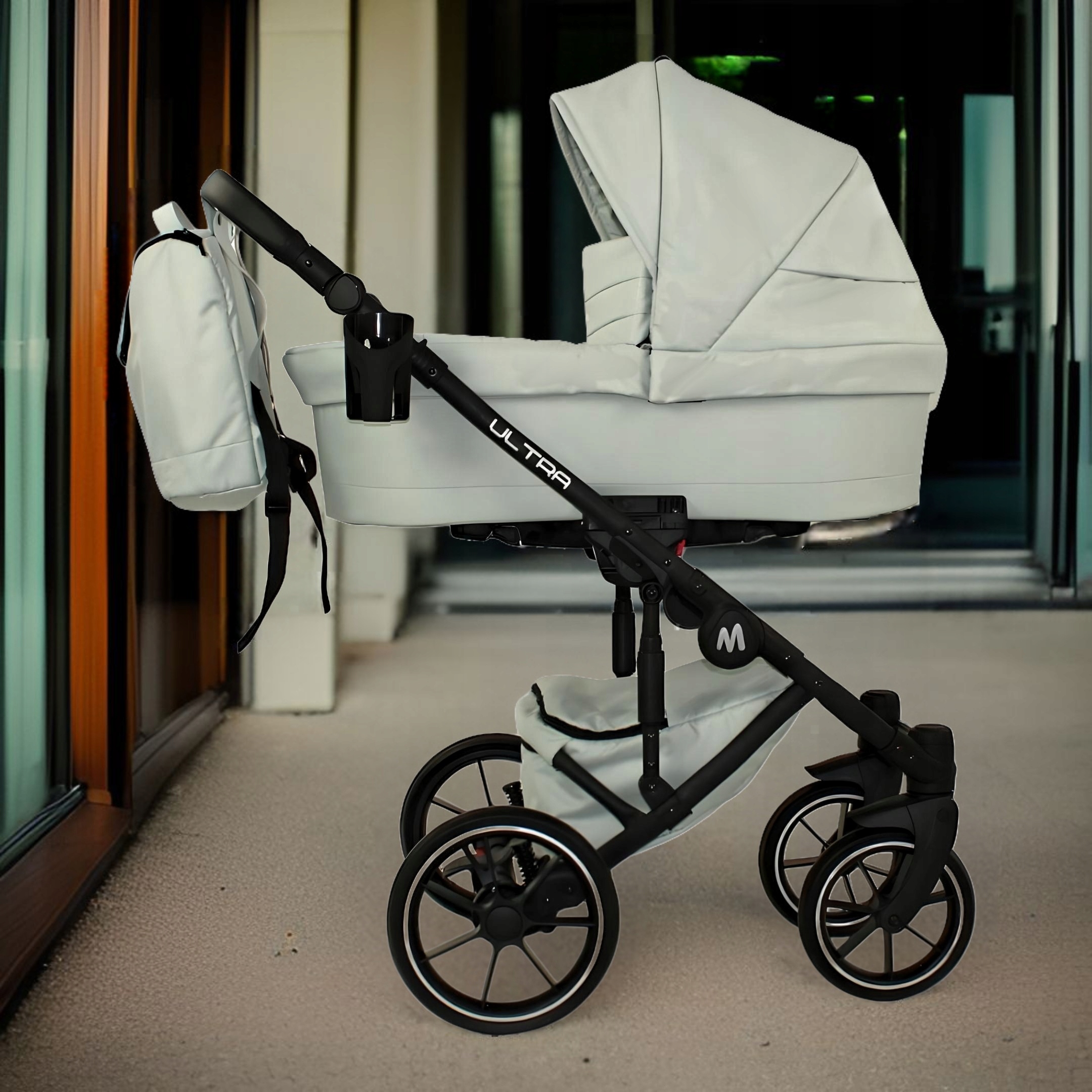 MOMMO ULTRA Jasno-szary Wózek Wielofunkcyjny 3w1 + Fotelik Cosmo I-size Marka inny