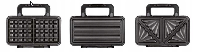 Opiekacz do kanapek/gofrownica/grill Mpm MOP-43M