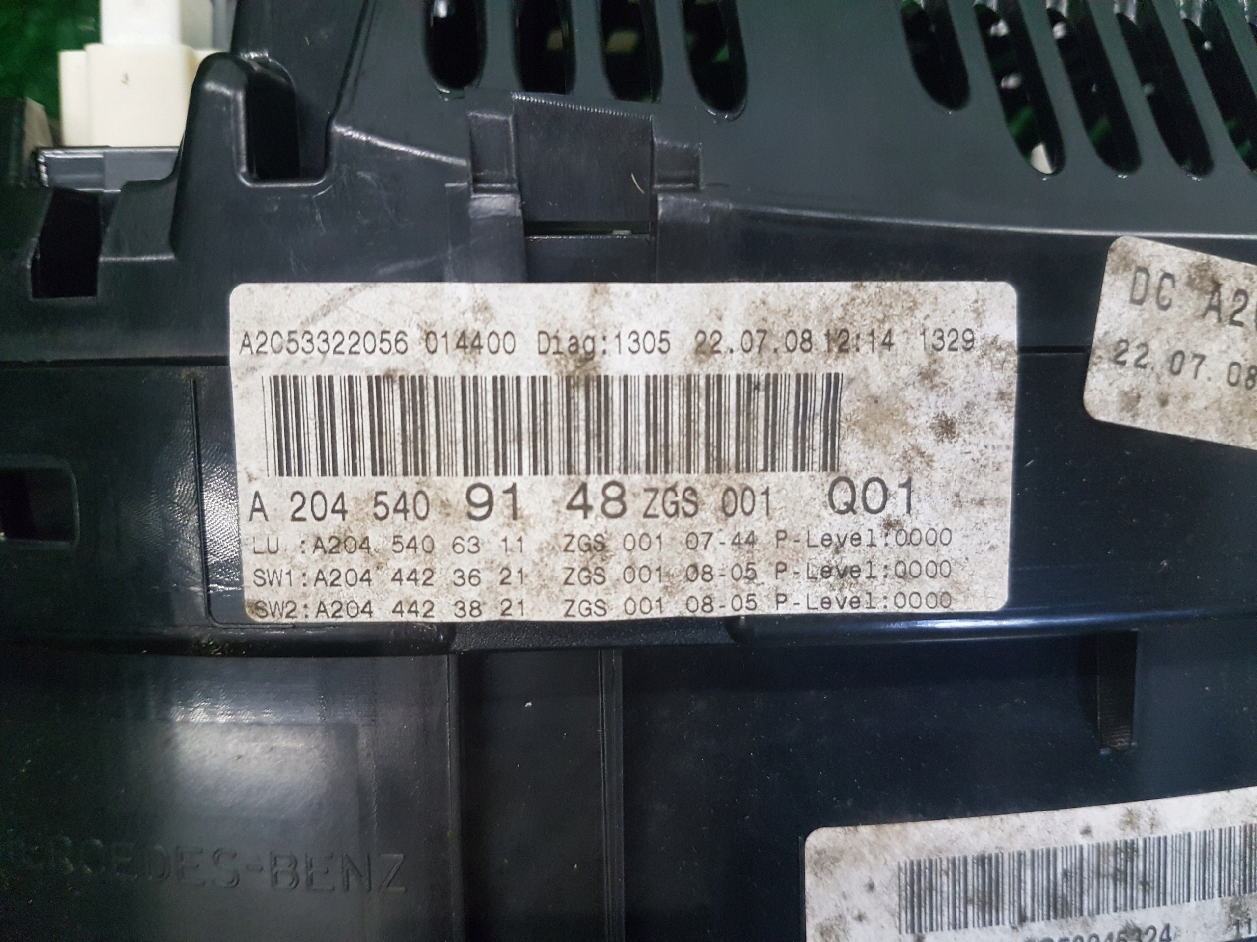 dials dials MERCEDES W204 A2045409148
