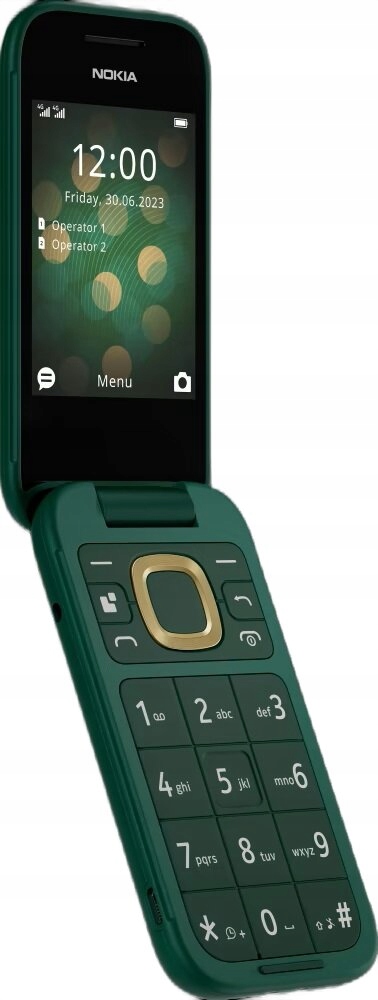 Telefon NOKIA 2660 Flip Zielony Wbudowana pamięć 128 MB