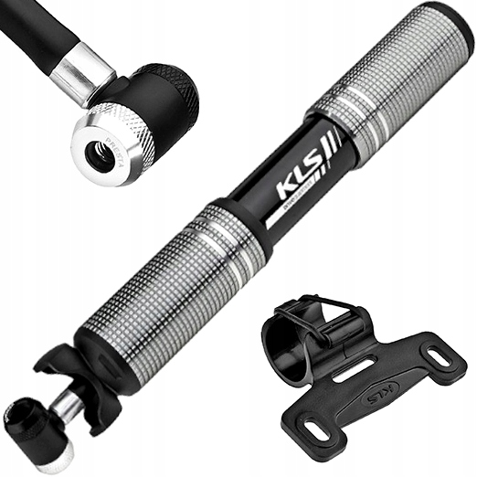 Mini pompka rowerowa z wężykiem KELLYS DRIFT 80 psi / 5 bar ALU