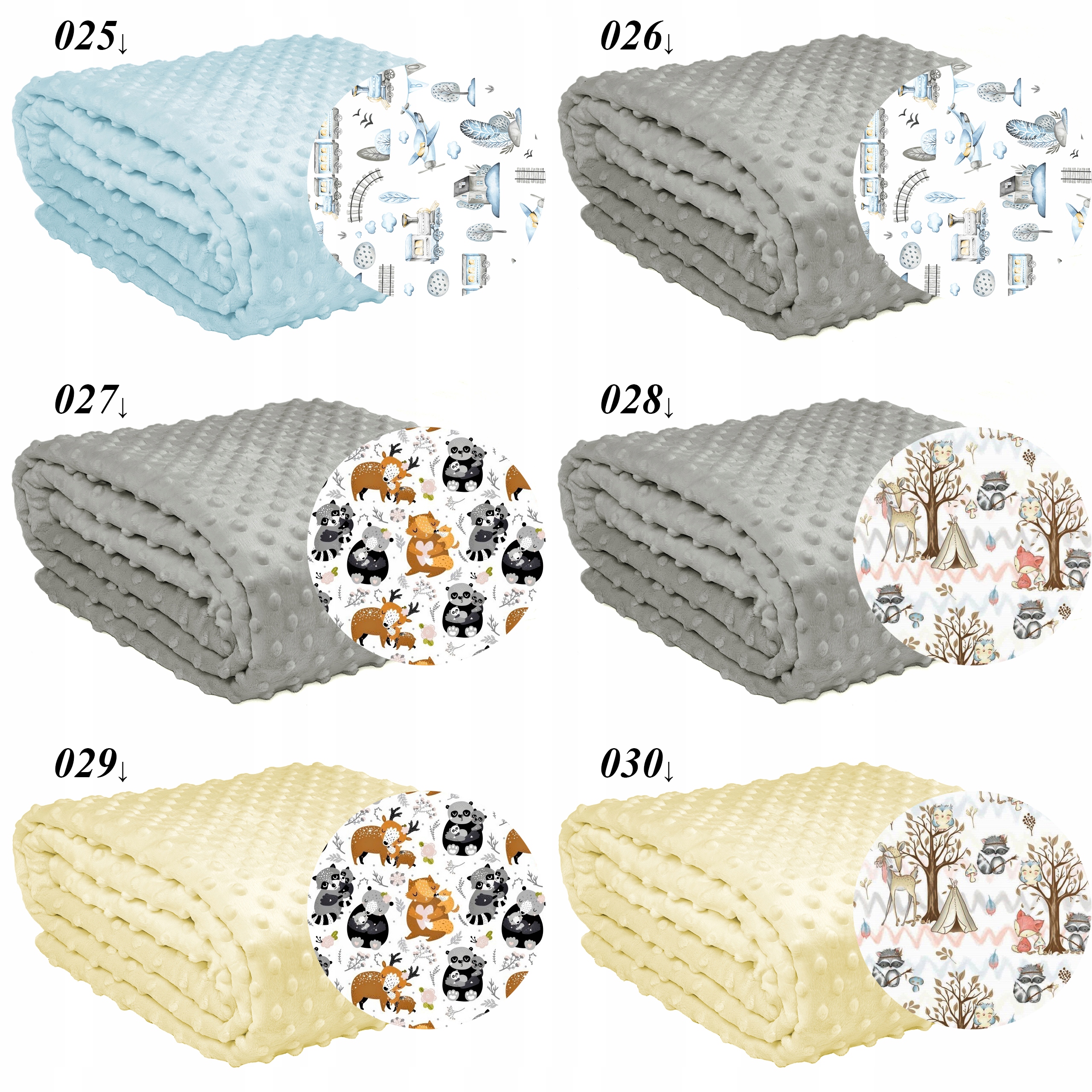 Dwustronna Narzuta Koc Na Łóżko 100x200 Minky Płeć chłopcy dziewczynki