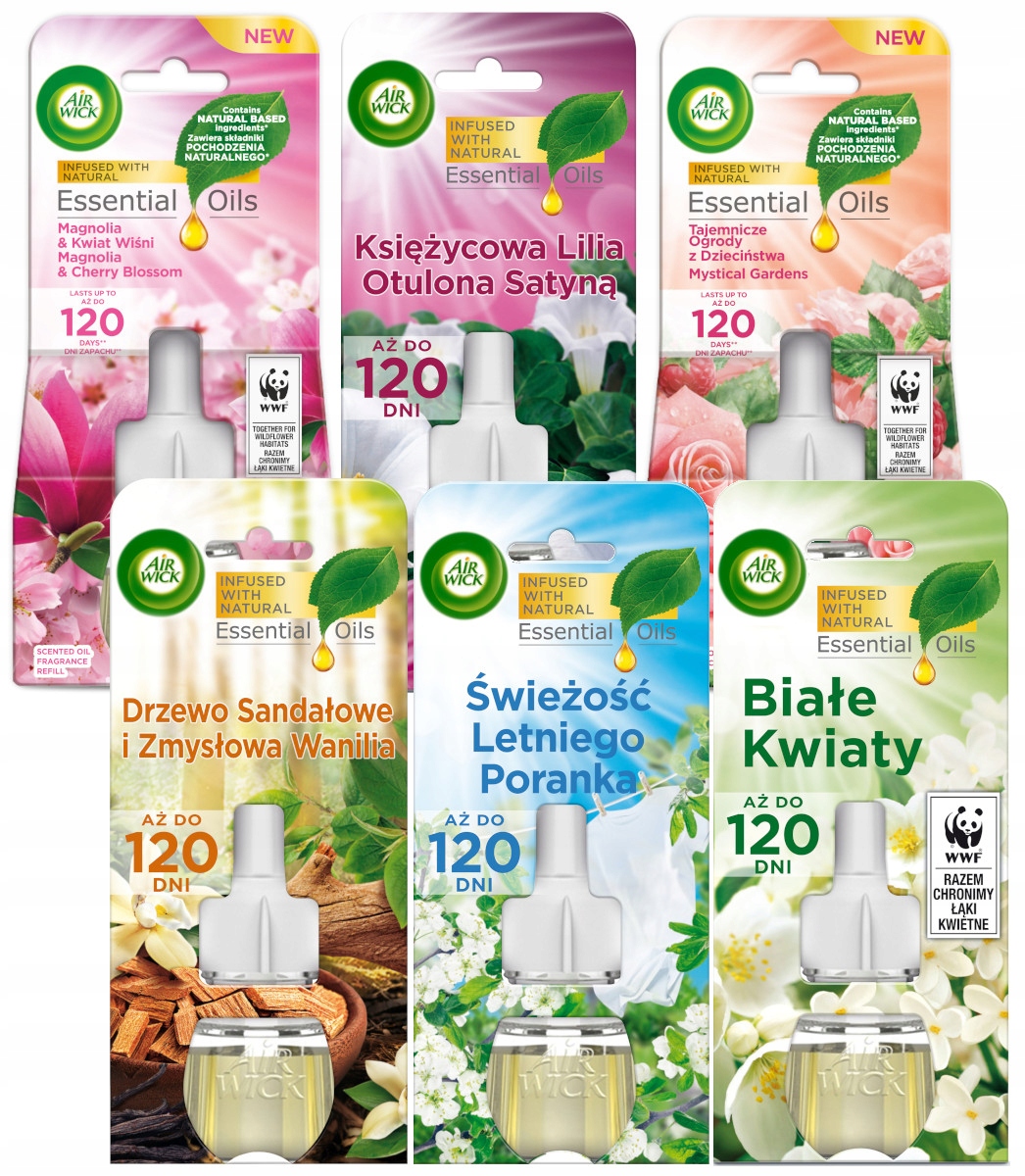 Air Wick Electrical Zapas 6 x 19ml mega mix