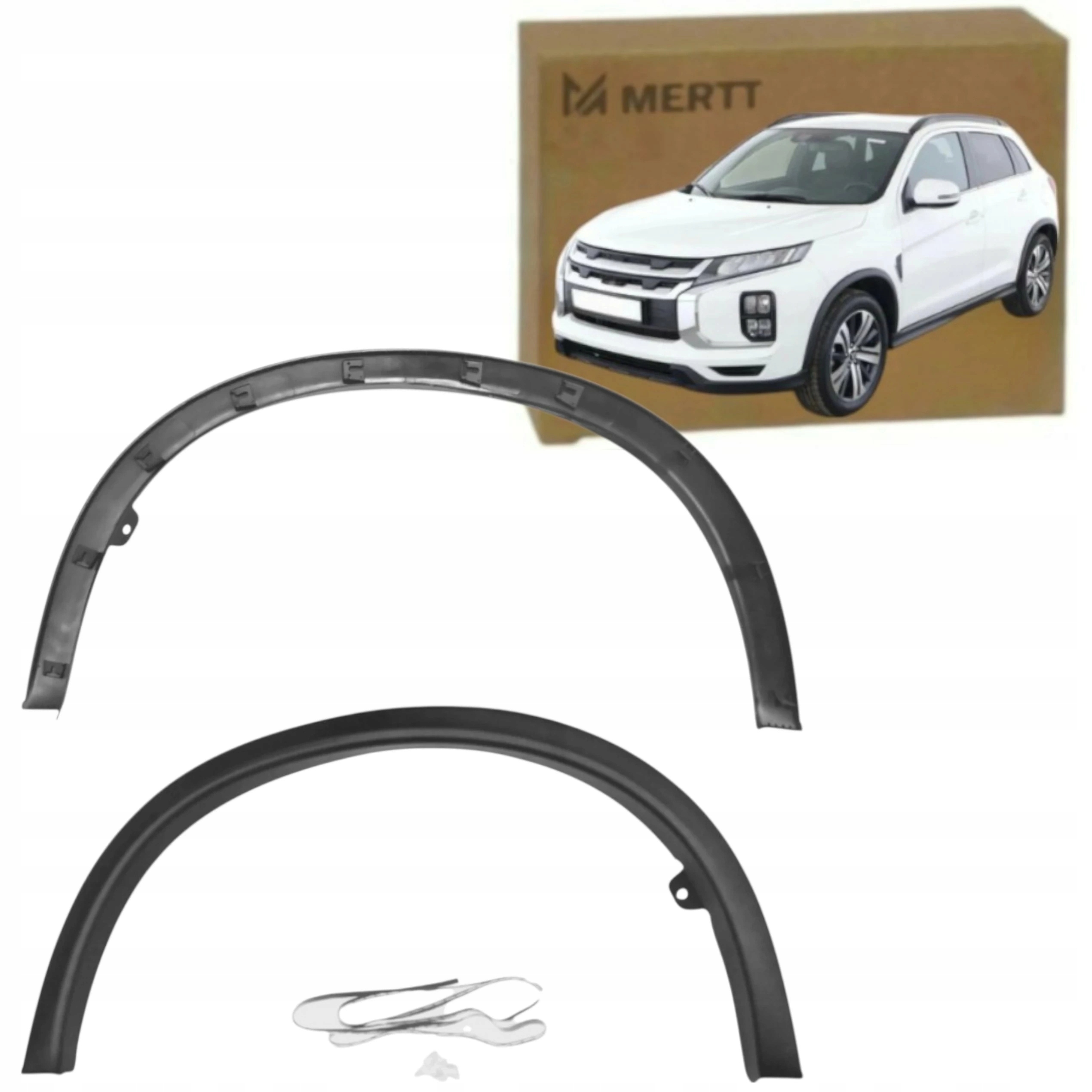 Mitsubishi Asx 2020 – Krytky Zadní Lišty Podběhů Blatníku Komplet