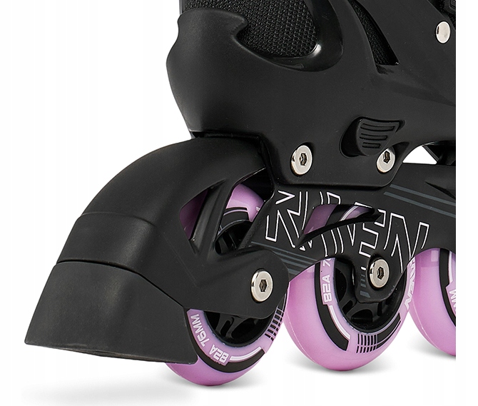 Rolki Regulowane RAVEN Profession PLUS Black/Lila 35-39 Speed Lacing Rozmiar 35-39