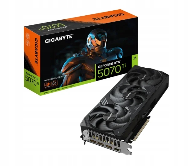 Gigabyte GeForce Rtx 5070 Ti Windforce Oc 16GB GDDR7 DLSS4 GW3L