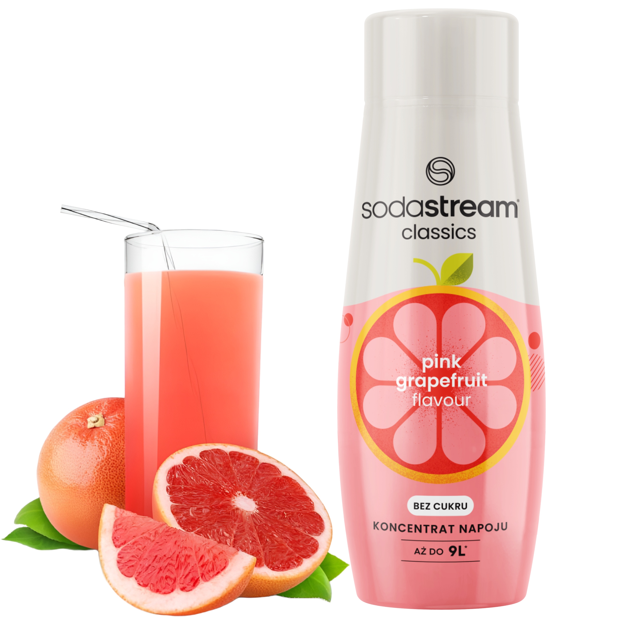 Syrop Grapefruit bez cukru Sodastream koncentrat napój zero kalorii free