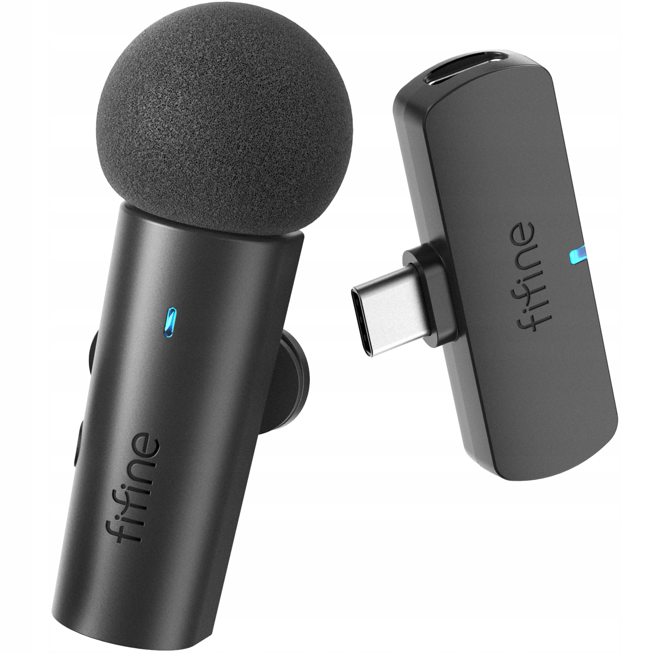 Bezdrátový klopový mikrofon Fifine M6 Pro nahrávání, streamování a rozhovory