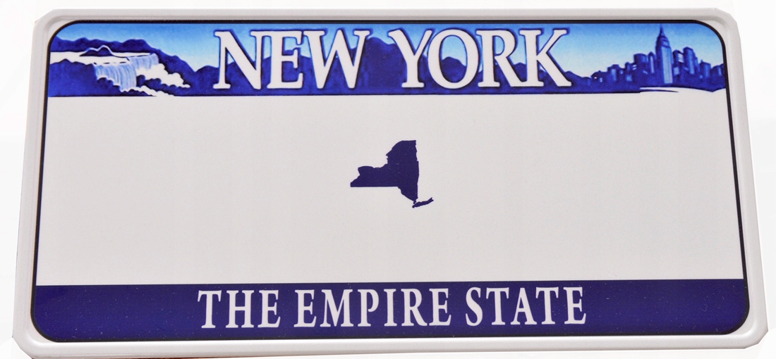 

Amerykańskie tablice rejestracyjne Usa New York 2