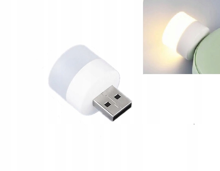 

Lampka mini Usb Led 5V 1W Oświetlenie nocne