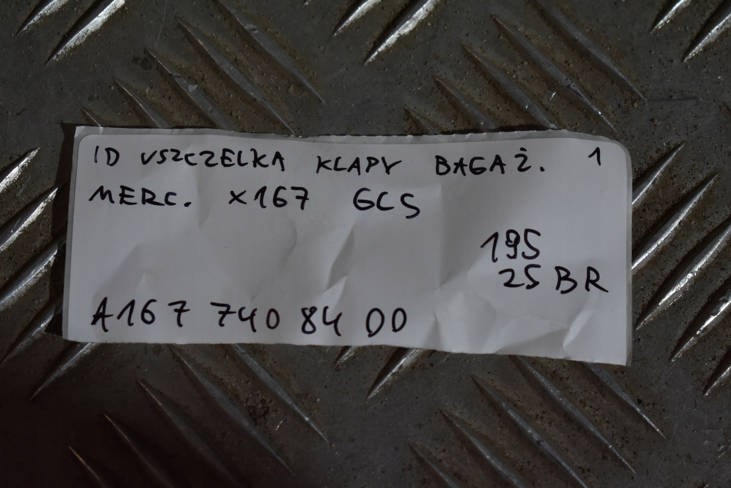 IDEALNA gasket bonnet boot MERCEDES GLS X167 1