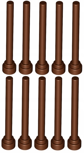 

Lego Antena 1x4 Flat Brązowa (3957/4538252) x10