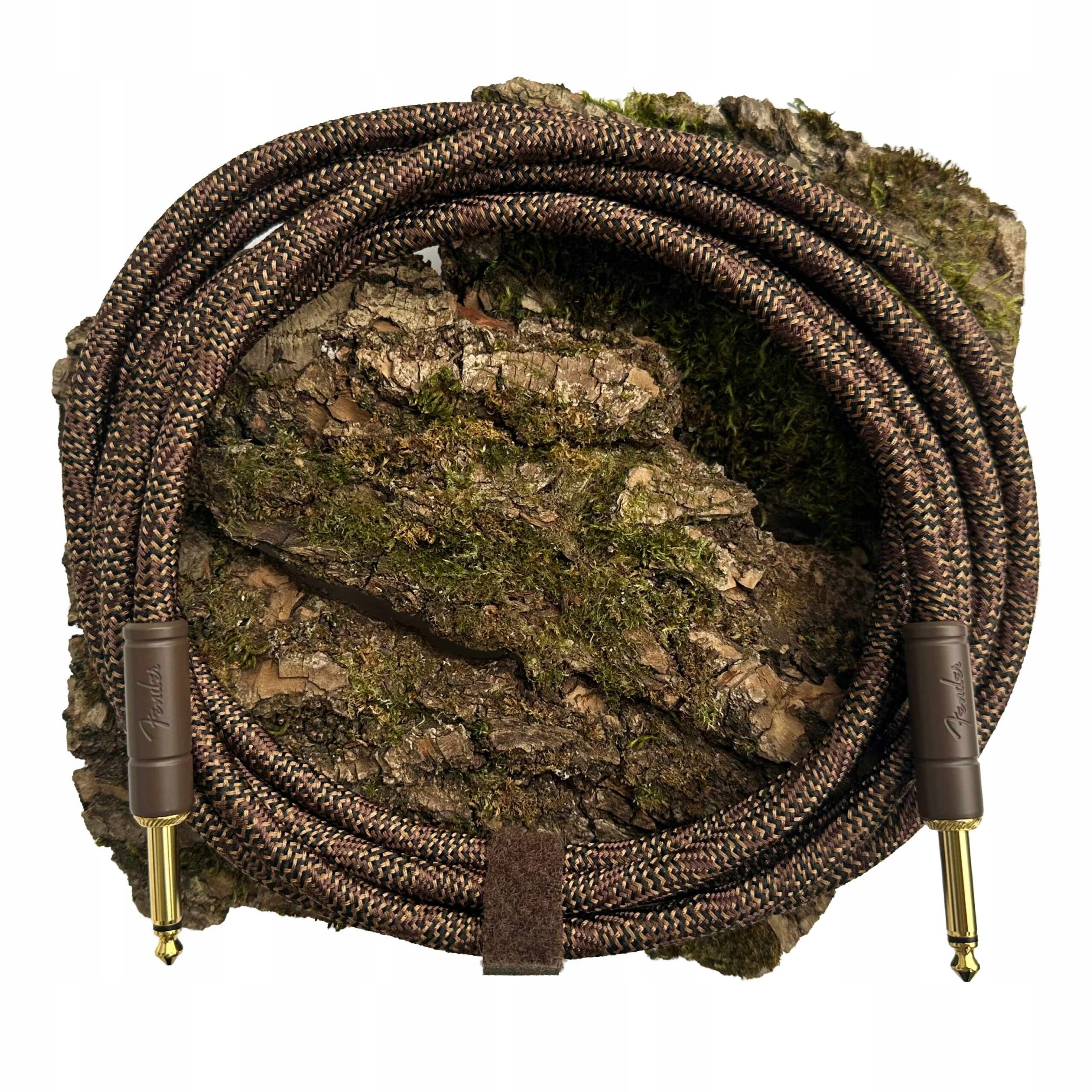 Fender Paramount Acoustic Brown nástrojový kytarový kabel 3 m