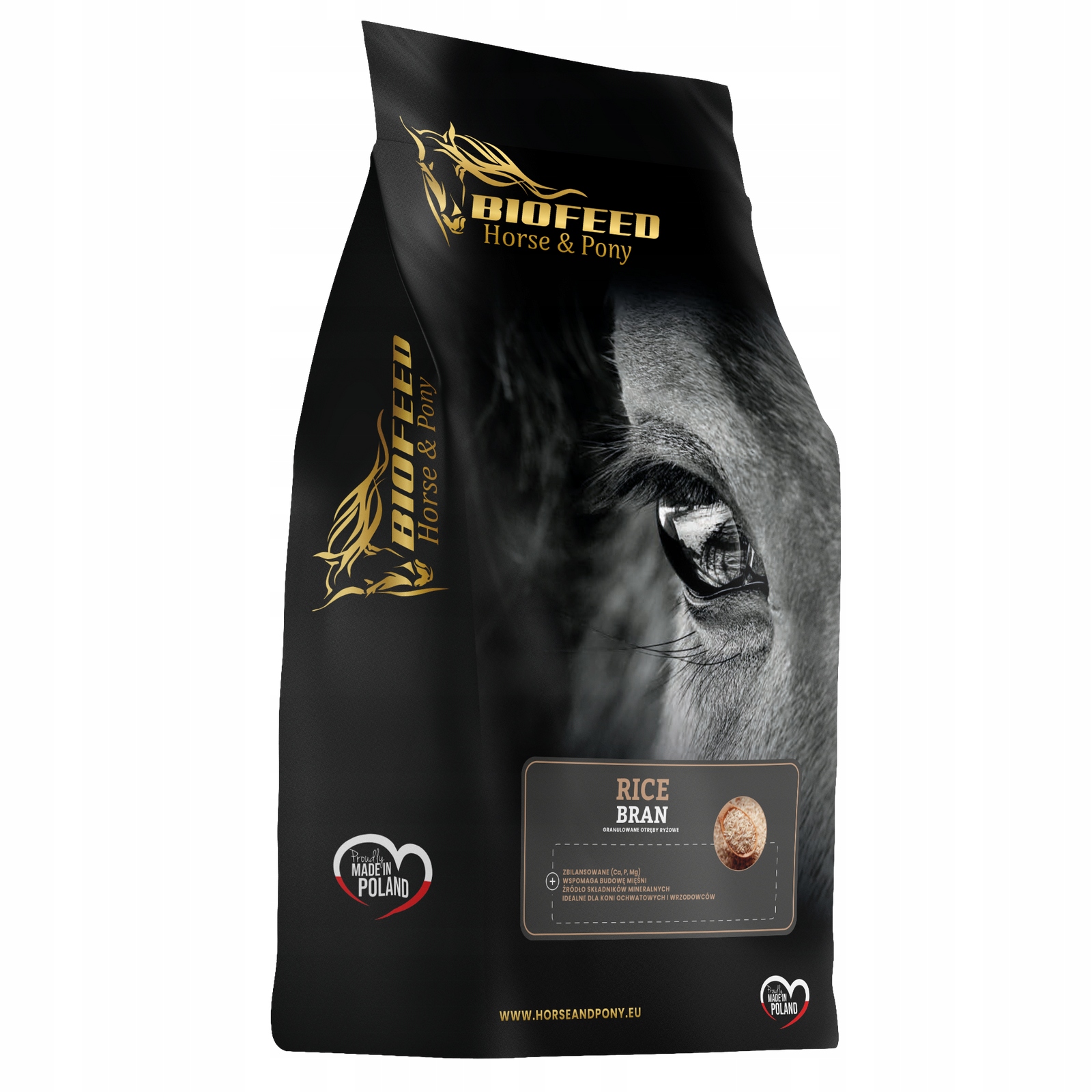 Biofeed Horse & Pony Rice Bran Granulované rýžové otruby pro koně 20 kg