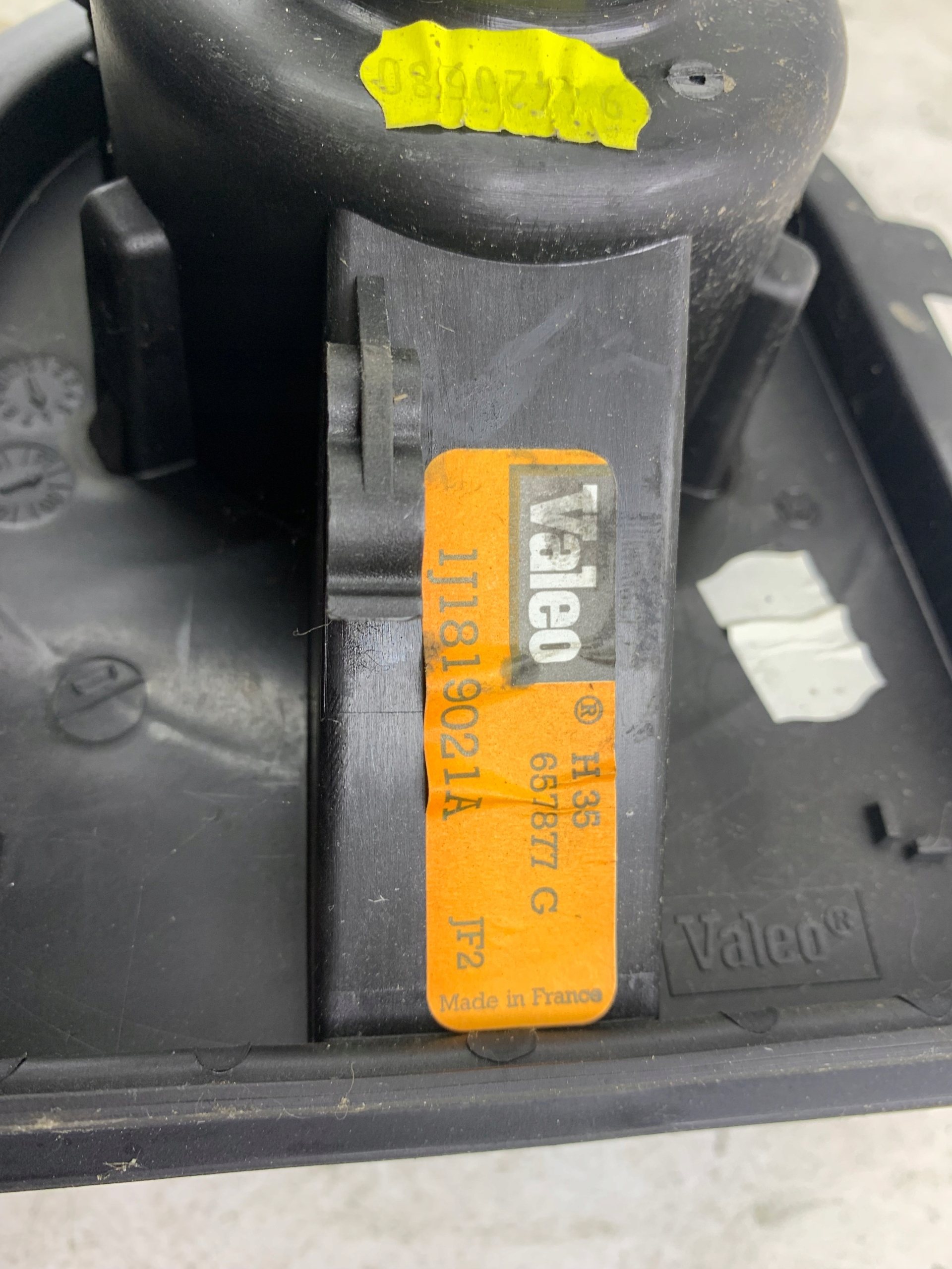 VW GOLF IV heating air conditioning devices 1J1819021A
