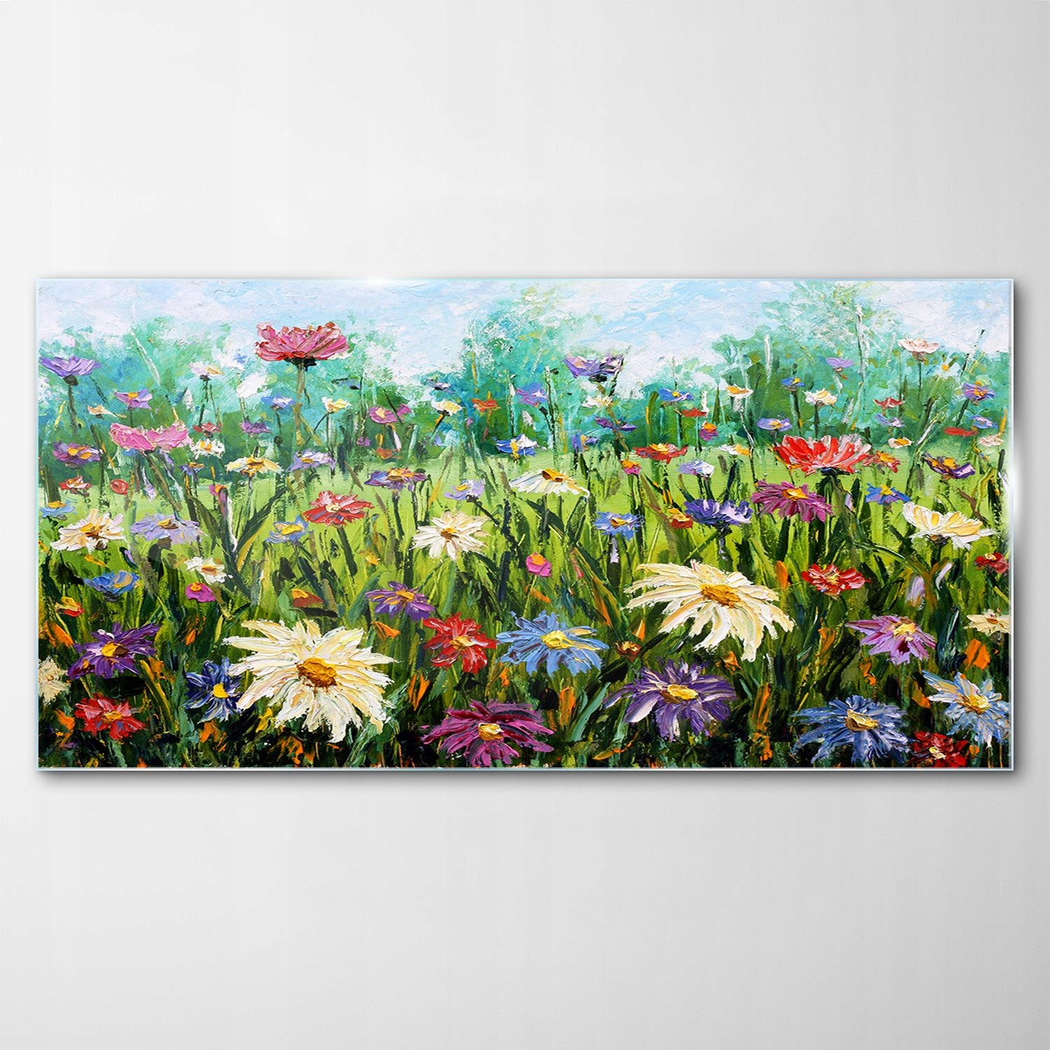 

Obraz Szklany Dekor Dzikie Kwiaty Natura 120x60