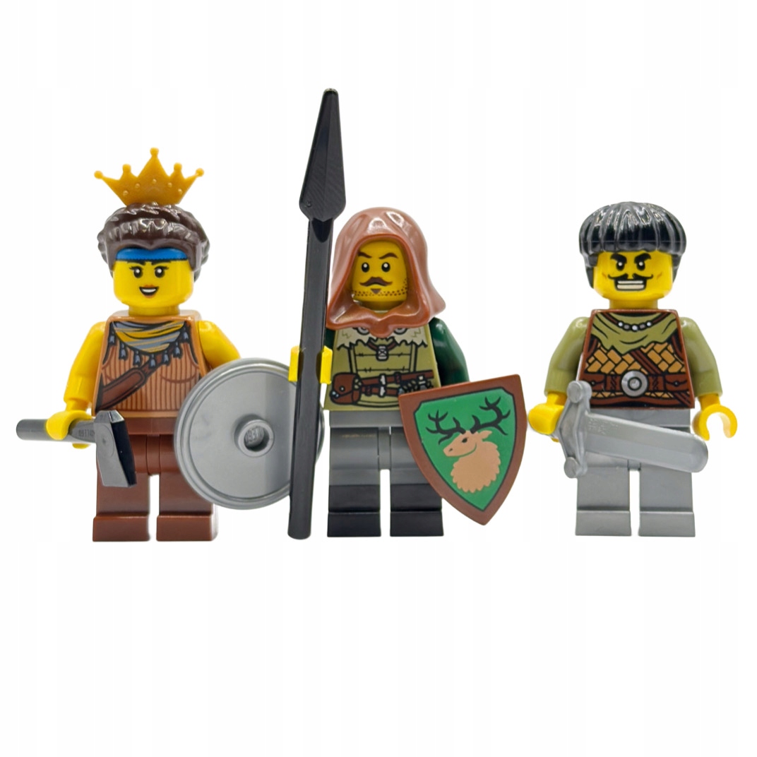 Lego balíček minifigurek Castle Pirates Vikings 3 kusy Královna rytířů Vip
