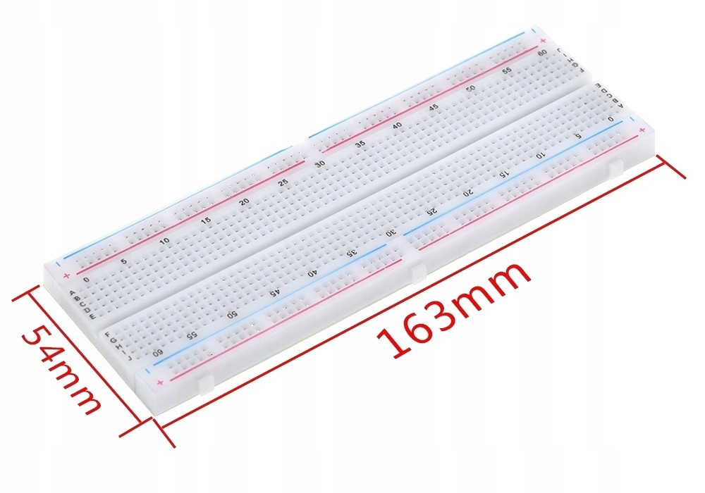 049 Płytka stykowa prototypowa 830 pól Stan opakowania oryginalne