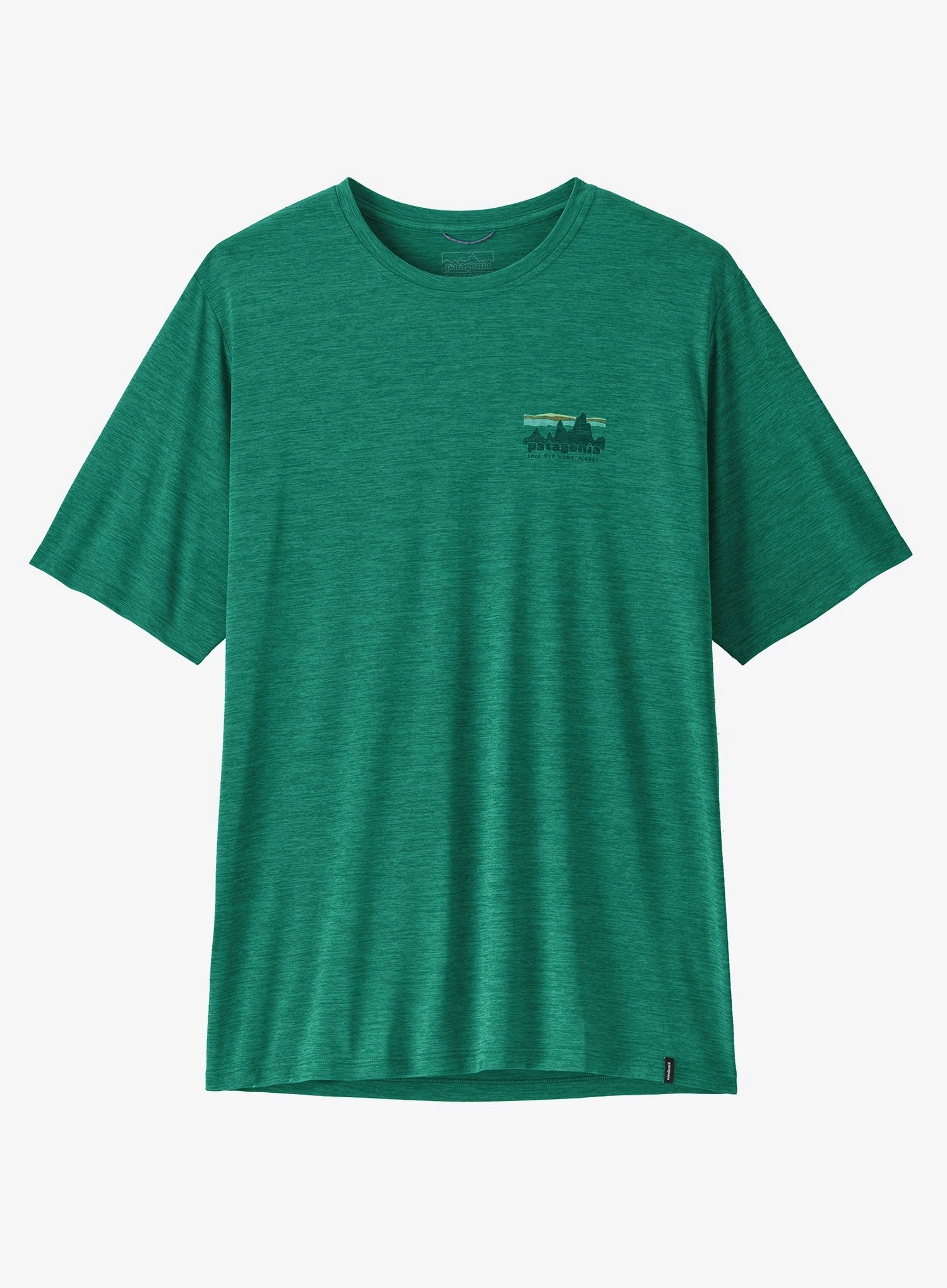 Rychleschnoucí tričko Patagonia Cap Cool Daily Shirt 73 Skyline zelená L