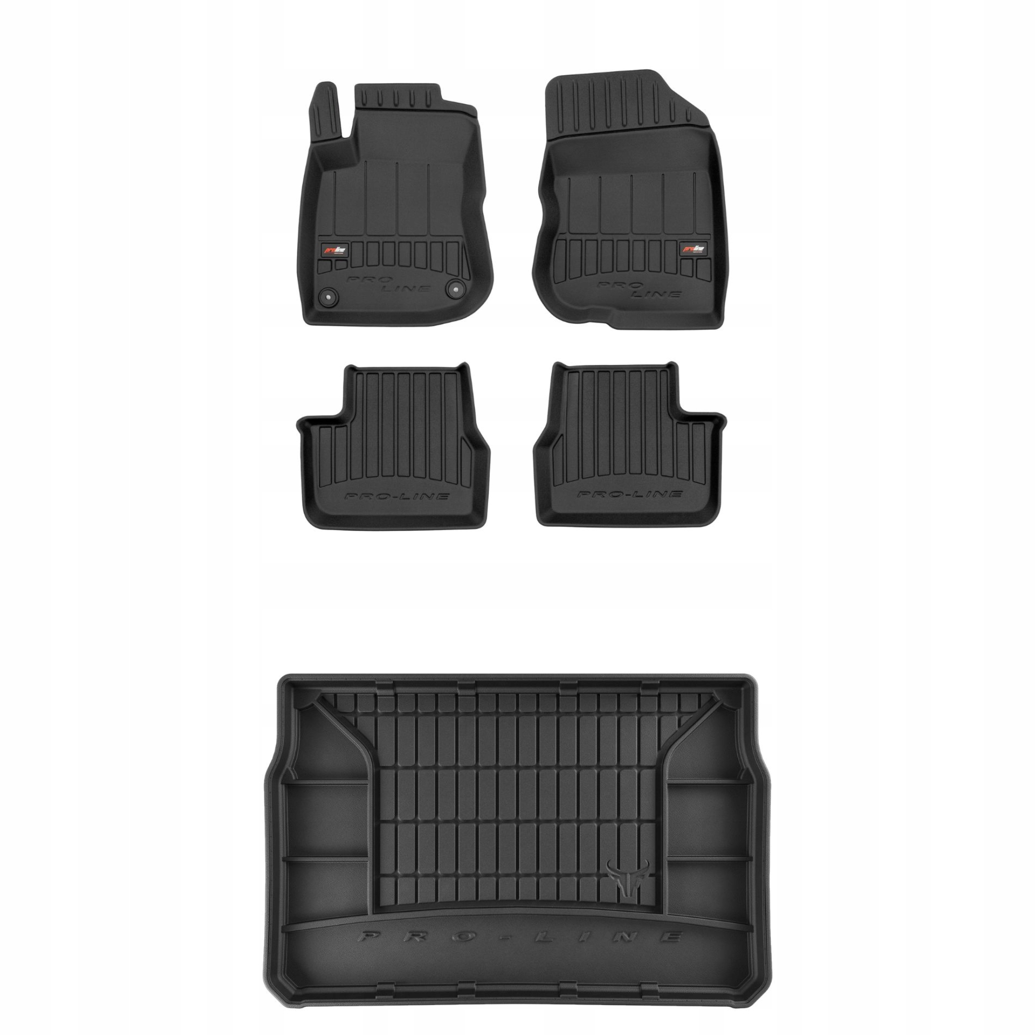 Sada gumových kobercov a rohoží pre Peugeot 208 I 2012-2019