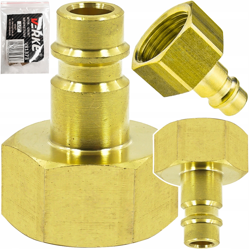 

Wtyczka Szybkozłącza 1/2'' Gwint Wewnętrzny Wtyk