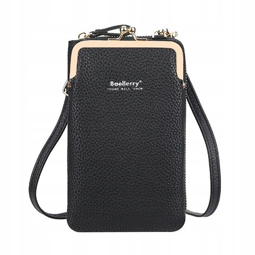 

Torebka Na Telefon portfel kopertówka Etui czarna