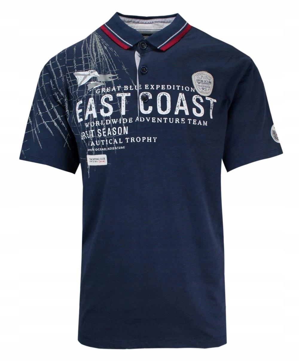 Tmavě modré pánské Polokošile s potiskem L