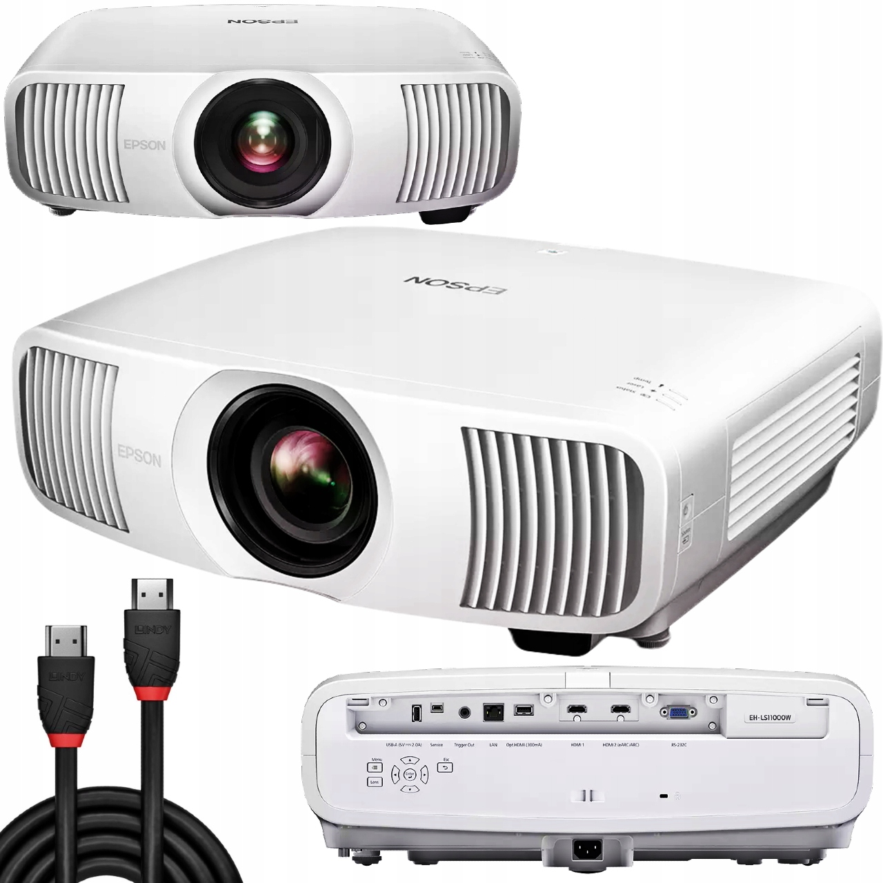 Epson EH-LS11000W Projektor Laserowy 4K Hdr 2500 Lumen +kabel Hdmi 5 Metrów