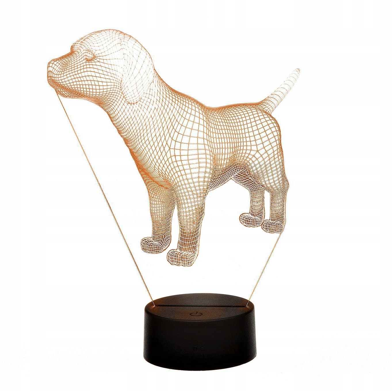 

Lampka Nocna 3D Led Pies Pilot MIX Kolorów