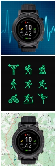 Smartwatch Zegarek Medion S23(4)00 GPS IP Rozmowy Kolor dominujący czarny