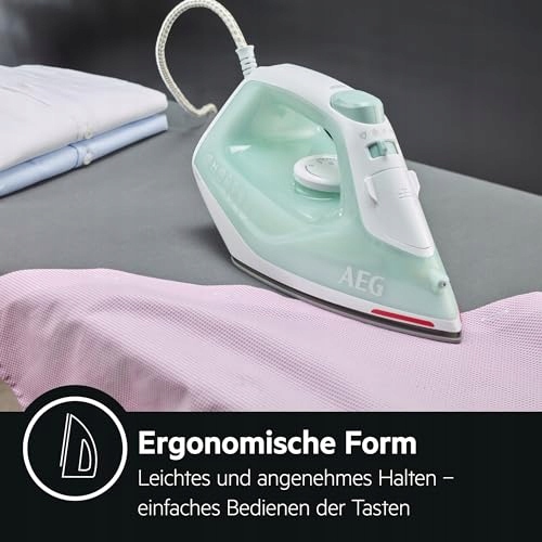 AEG Żelazko 2400W 110g Para Ceramiczna Stopa 250ml Zielone — miniatura 5