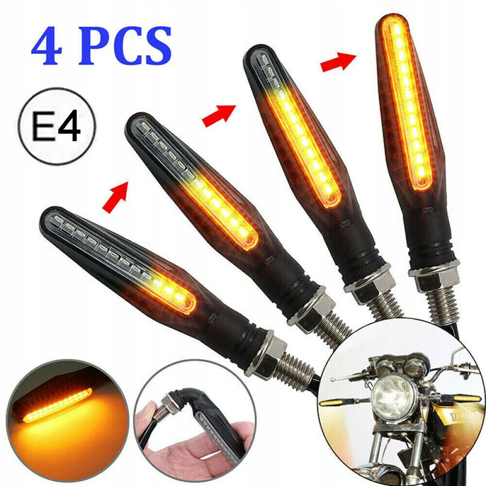 4x KIERUNKOWSKAZY 12 LED PŁYWAJĄCE DYNAMICZNE Producent bez marki