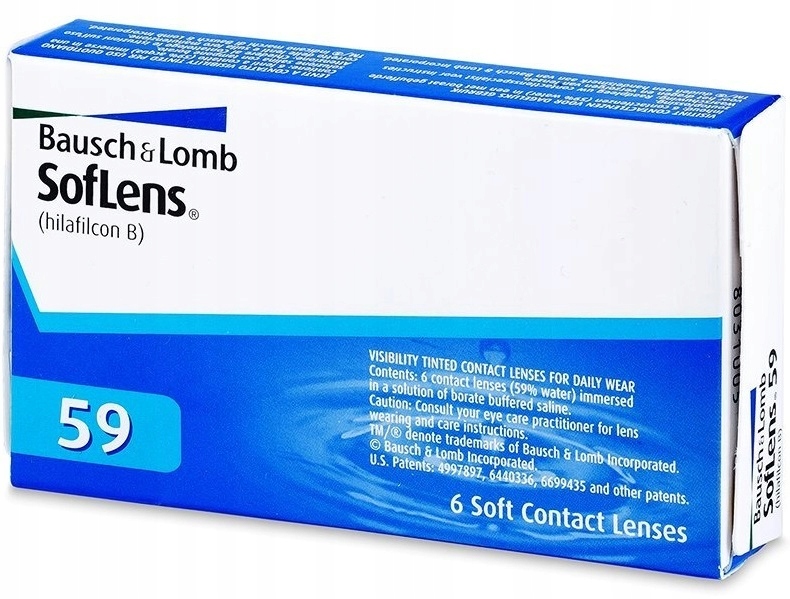 

Soczewki Miesięczne Bausch Lomb Soflens 59 6 sztuk