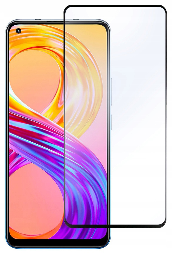 

Szkło Cały Ekran Czarne Realme 8