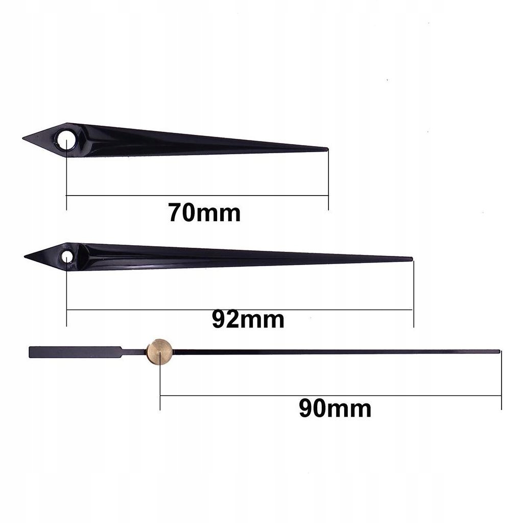 mechanizm ruchu zegara ściennego kwarcowego Długość (mm) 16