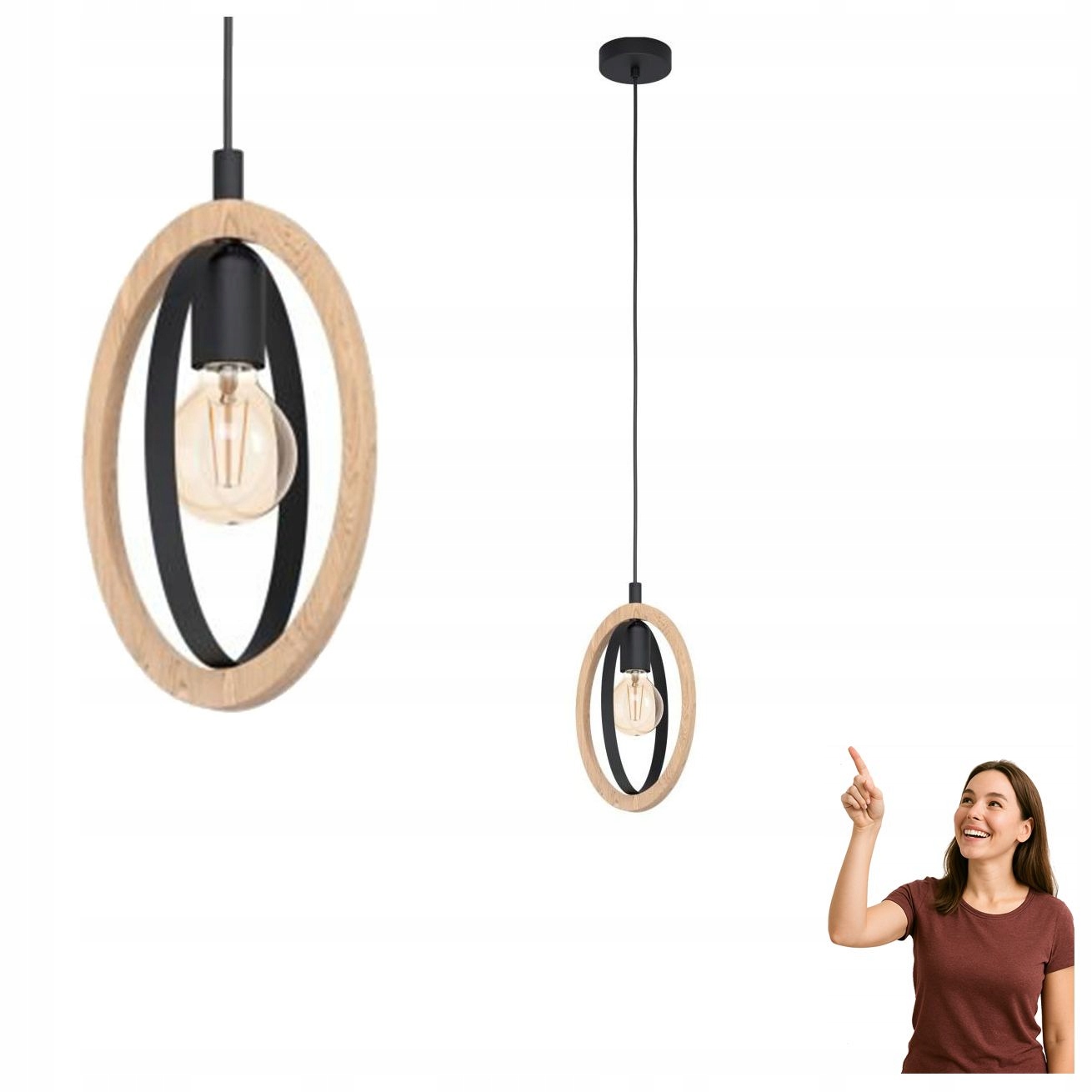 Závěsné svítidlo Basildon 43461 Eglo