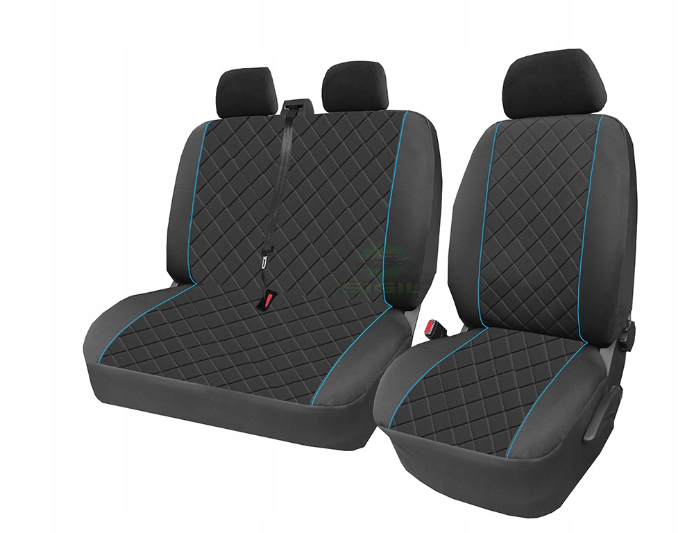 Pokrowce RENAULT MASTER,OPEL MOVANO 2+1 GRUBE Producent nieznany producent