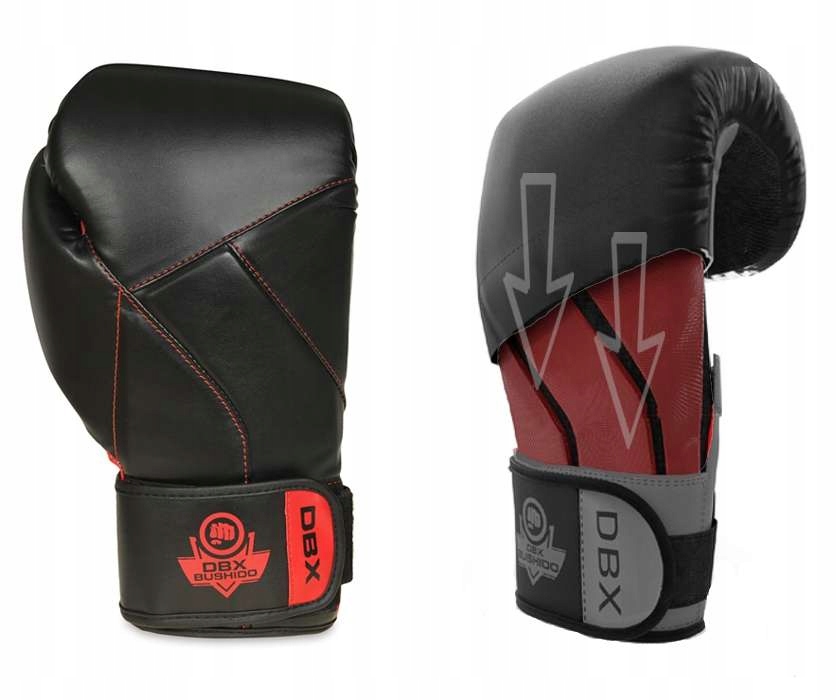 RĘKAWICE BOKSERSKIE TRENINGOWE NA WOREK BOKS WRIST PROTECT BUSHIDO 12 OZ Stan opakowania otwarte