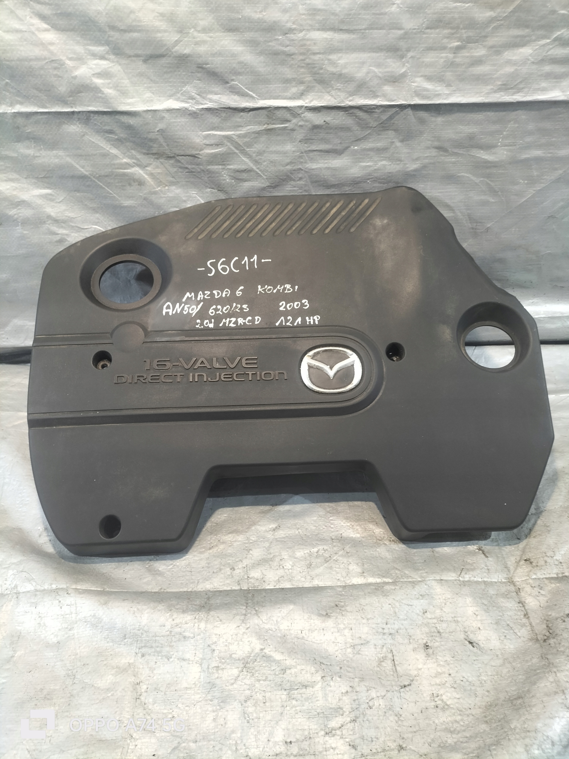 cover motor cover MAZDA 6 2.0D