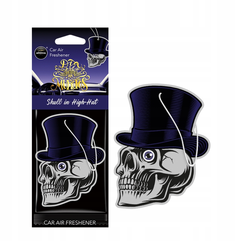 

Zapach Samochodowy Skull In High Hat Black Oud