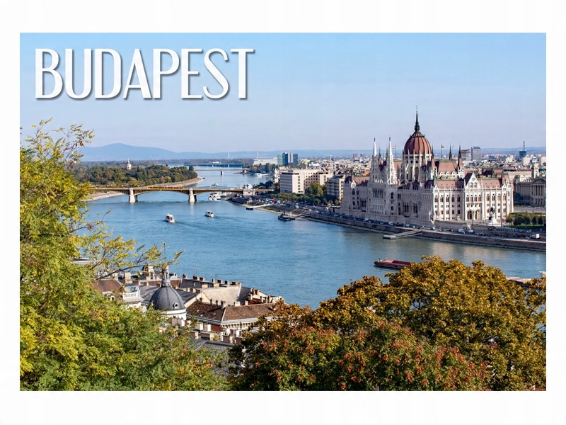 

Budapeszt Dunaj Panorama Magnes na lodówkę