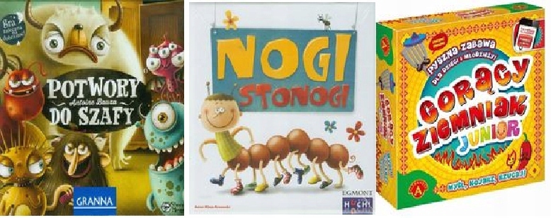 Potwory do szafy Gorący ziemniak Nogi Stonogi