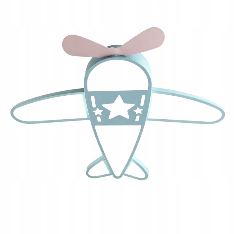 Detská stropná lampa Led luster lietadlo oblak 3000-6500K