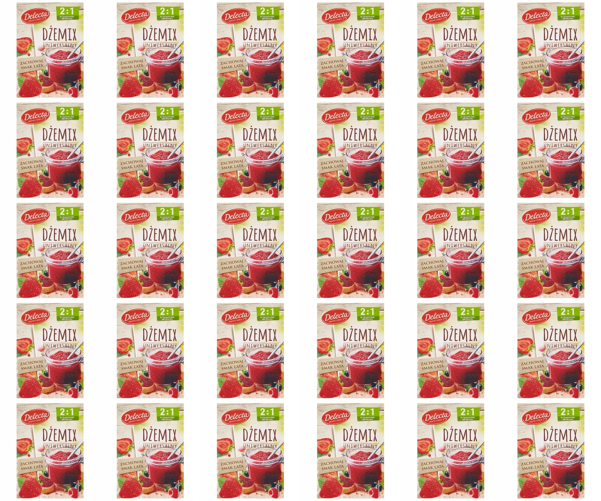 30x 30g Delecta Dżemix uniwersalny 2:1 Karton