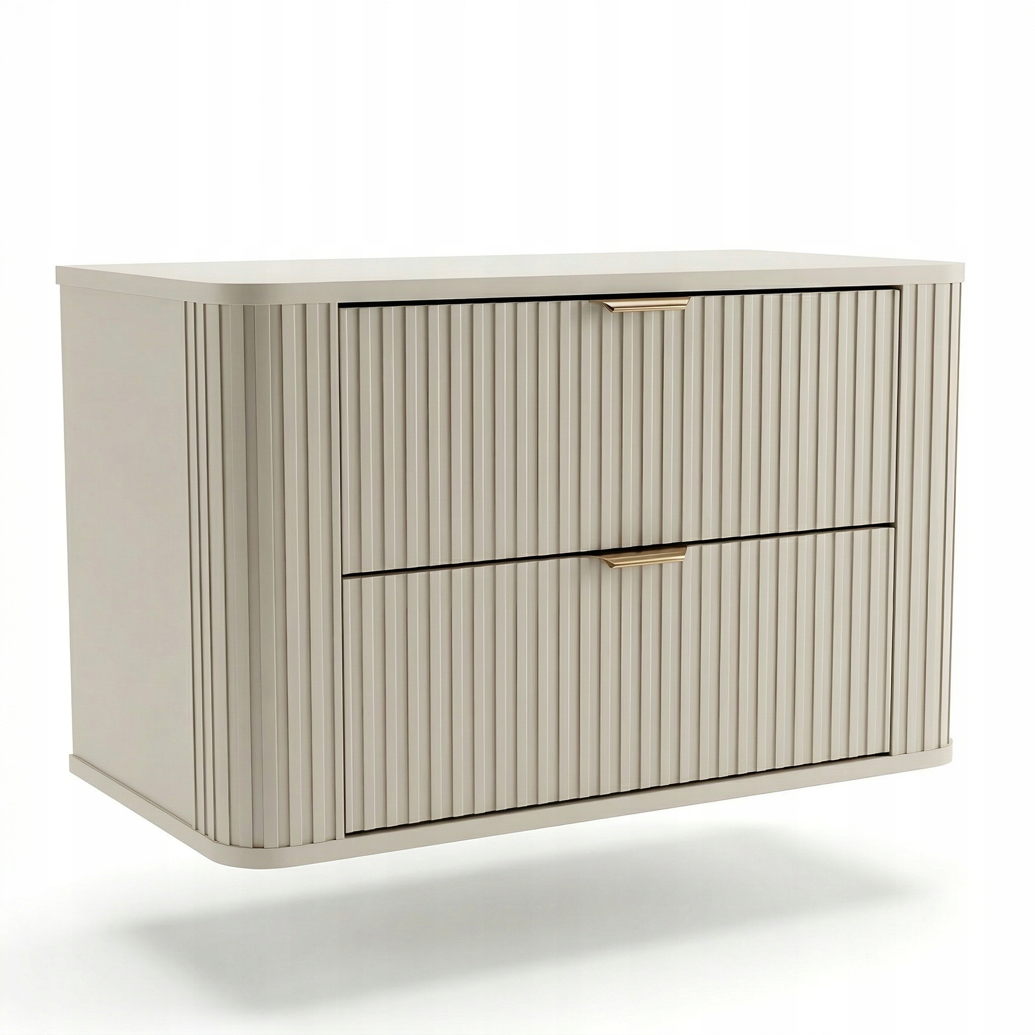 Skříňka pod umyvadlo zaoblená, 2 zásuvky 80 cm Kaszmir Selvea