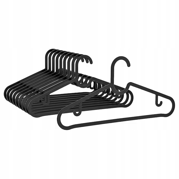 

Ikea Spruttig Wieszak czarny 10 szt.
