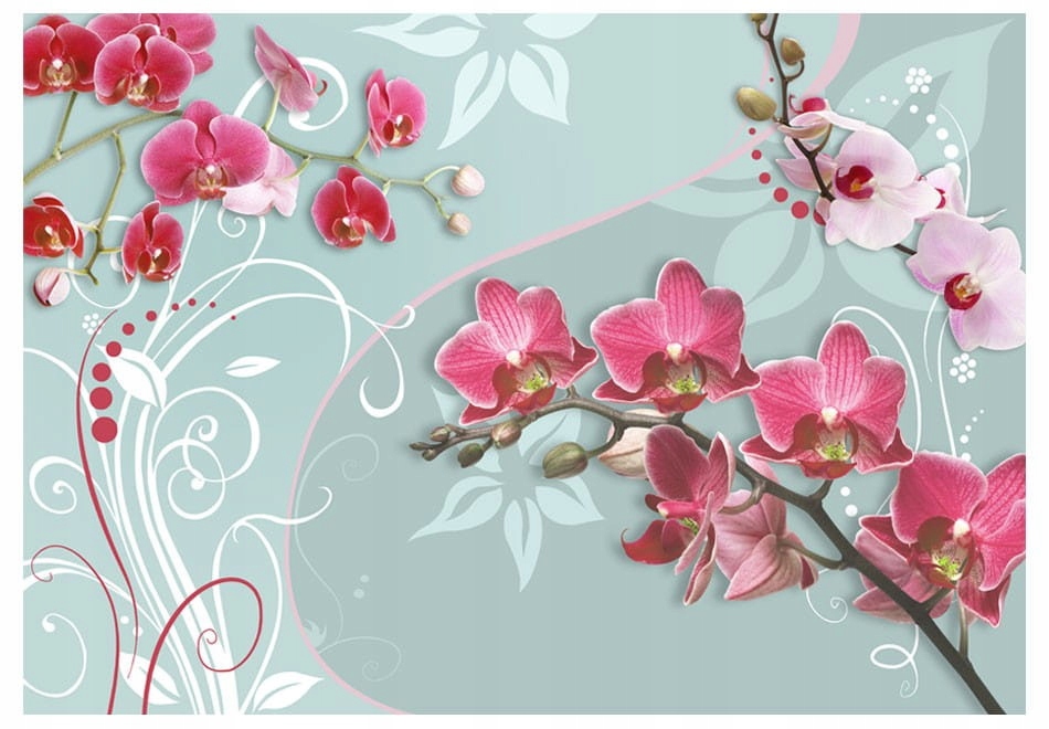 

Fototapeta - Różowe orchidee - wariacja II 150X105