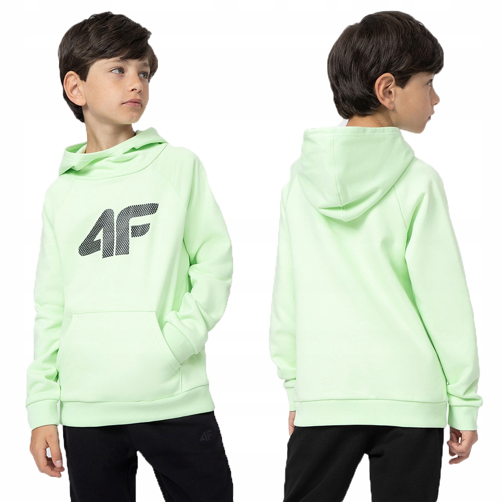 

4F Bluza Chłopięca Dresowa Z Kapturem